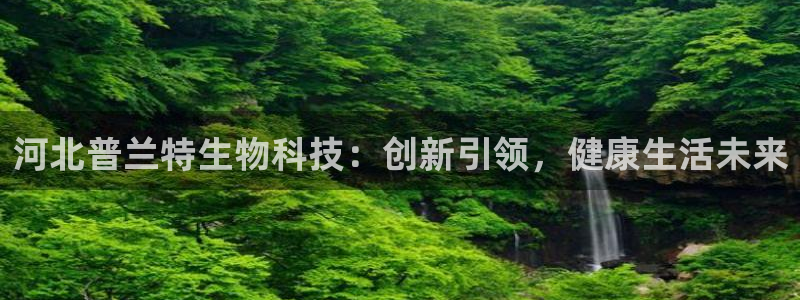 河北普兰特生物科技：创新引领，健康生活未来